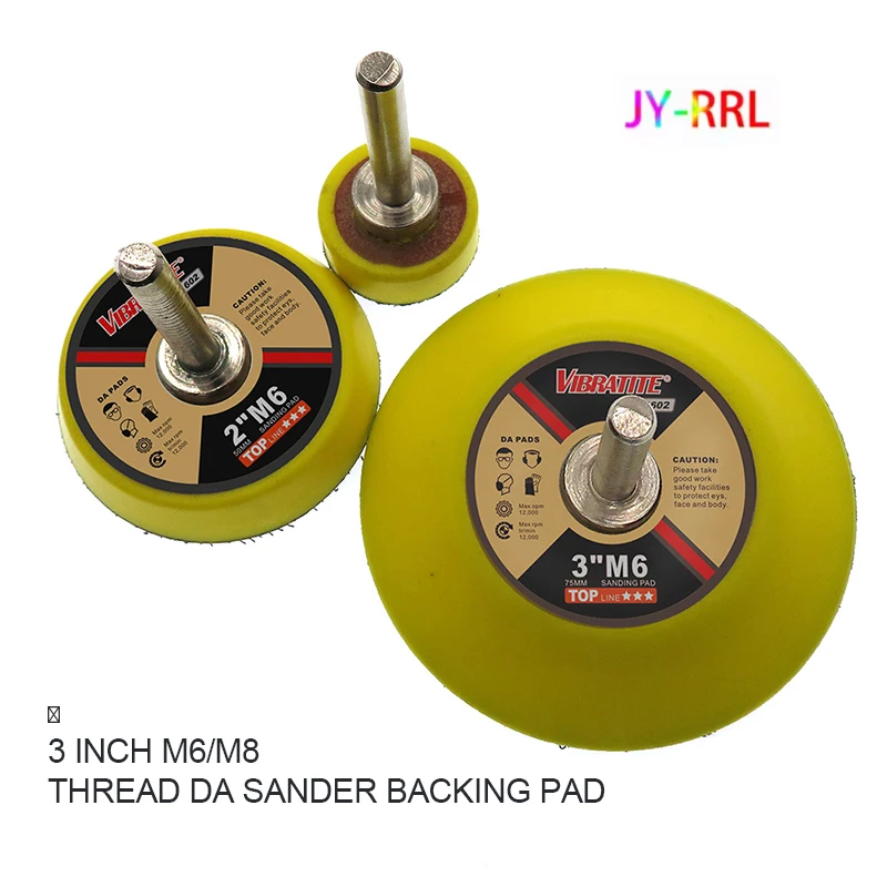 

Пневматический лоток 3 дюйма 75 мм M6 M8Air Полировальный станок Шлифовальный станок Инструменты для полировки древесины Диск Опорная пластина Деревообрабатывающая шлифовальная подушечка