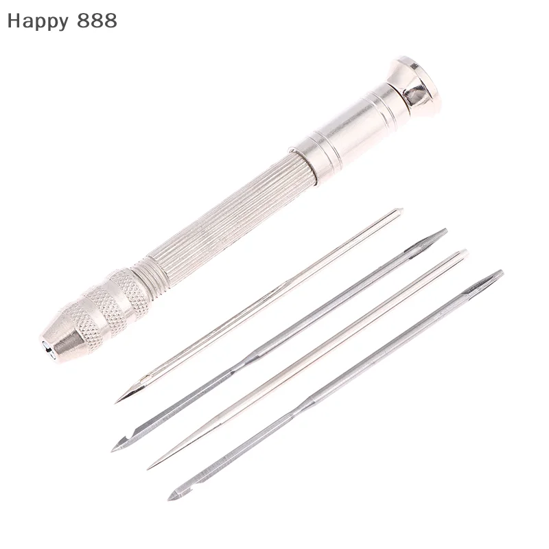 مجموعة الخياطة الجلدية مع إبر قابلة للاستبدال لإصلاح الأحذية والحرف اليدوية