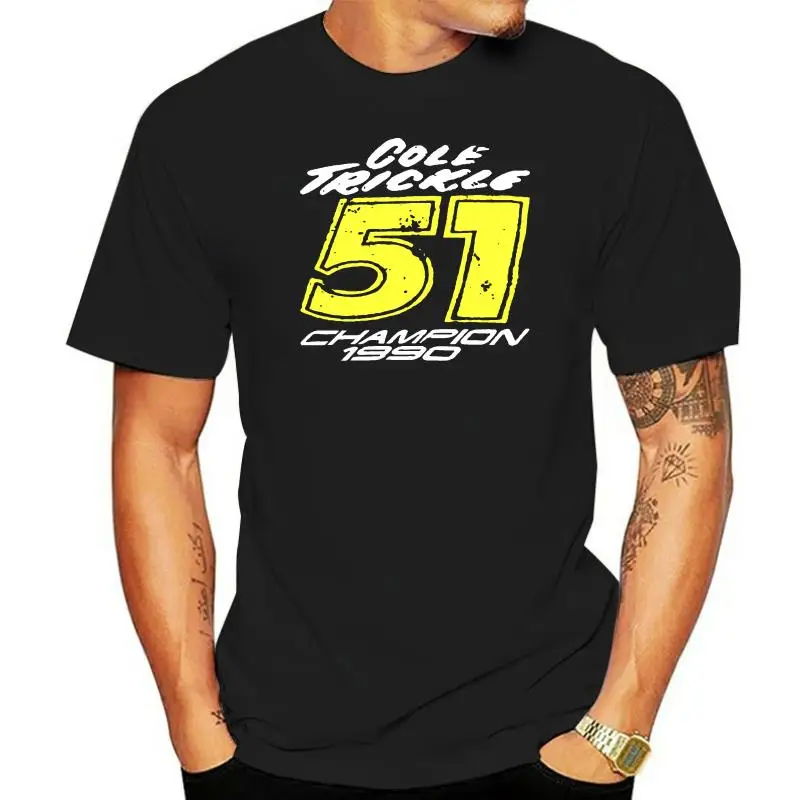 New Cole Trickle 51 Symbol Days Of Thunder Movie Black T-Shirt Size S-5XL Men Women Unisex New Fashion Tshirt