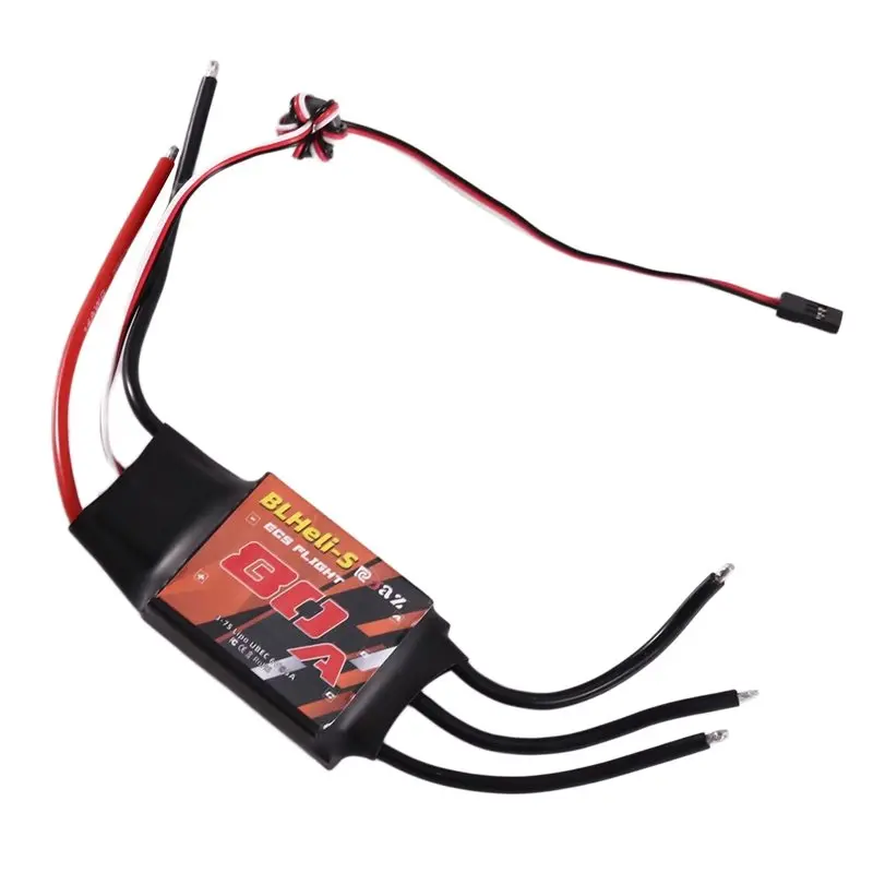 

Бесколлекторный регулятор скорости A63T-Blheli RC 80A для квадрокоптеров, авиамоделей, самолетов с фиксированным крылом, многоосных FPV RC дронов