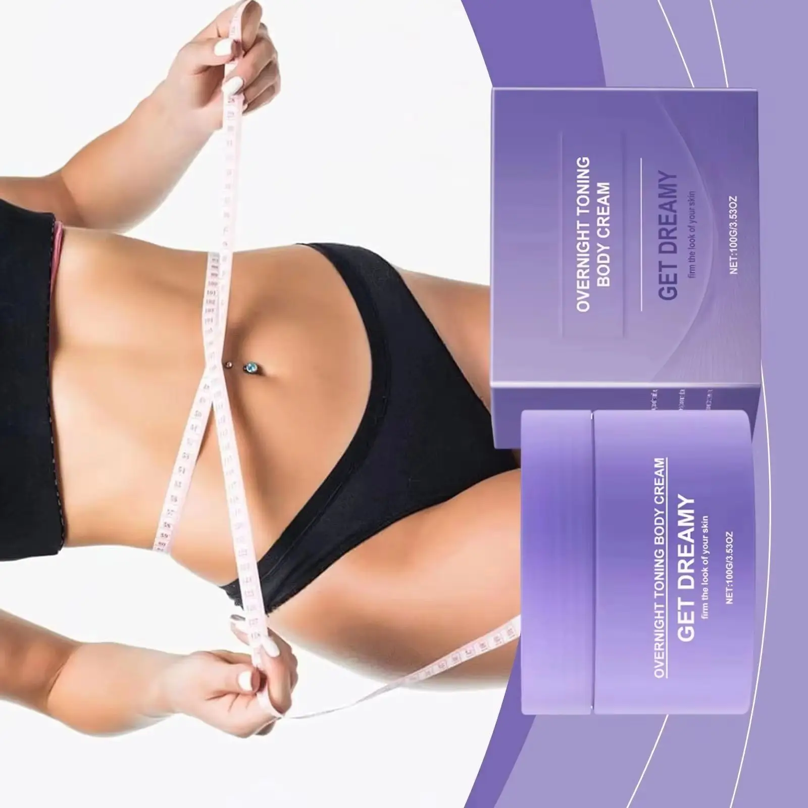 

Overnight Toning Body Cream Firming Loose Skin Anti-Wrinkle Skin Tightening Sculpting Cream Deep Moisturizing Cellulite Remover