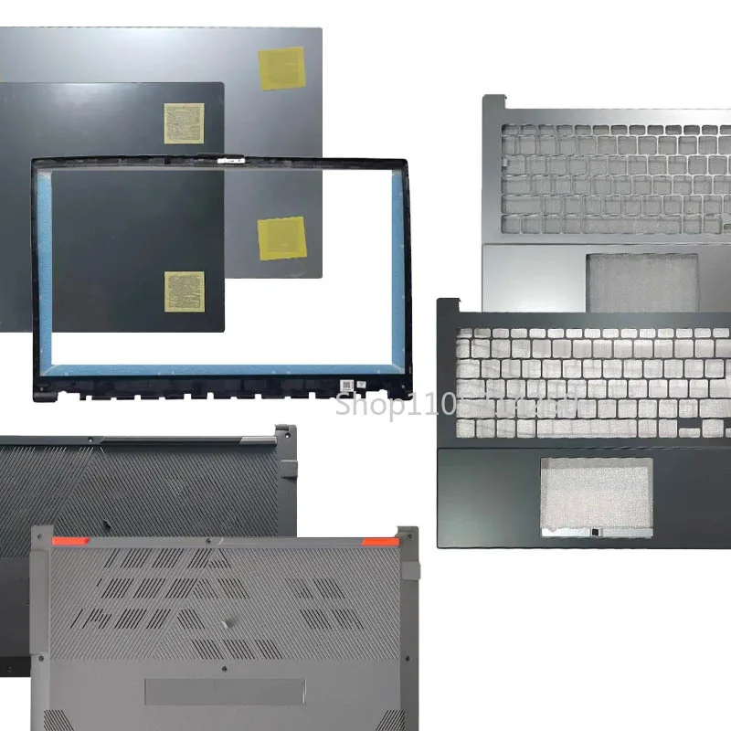 New For Vivobook Go15 E1504 E1504G E1504F E1504FA Laptop LCD Back Cover Front Bezel Hinges Palmrest Bottom Case 15.6