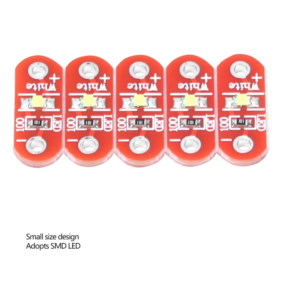 50 шт. белый светодиод для светодиодного модуля LilyPad, небольшой размер, дизайн 3 ~ 5 В, рабочее напряжение, поверхностный монтаж, светодиодный поверхностный монтаж