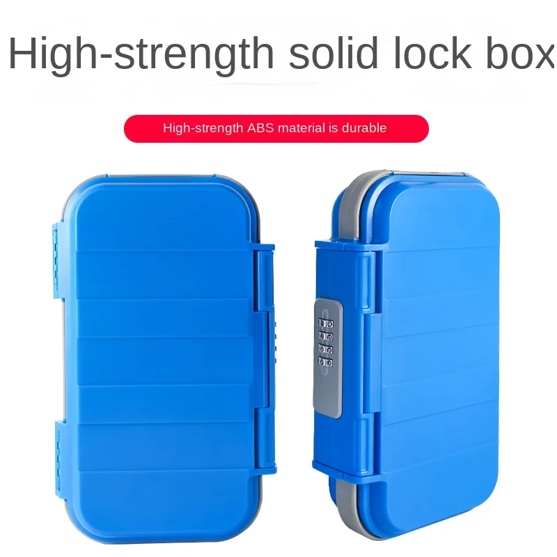 Waterproof Anti-theft Anti-theft Lock Box Lockable Travel Safety Waterproof Drying Box Protection with Steel Shackle Safe