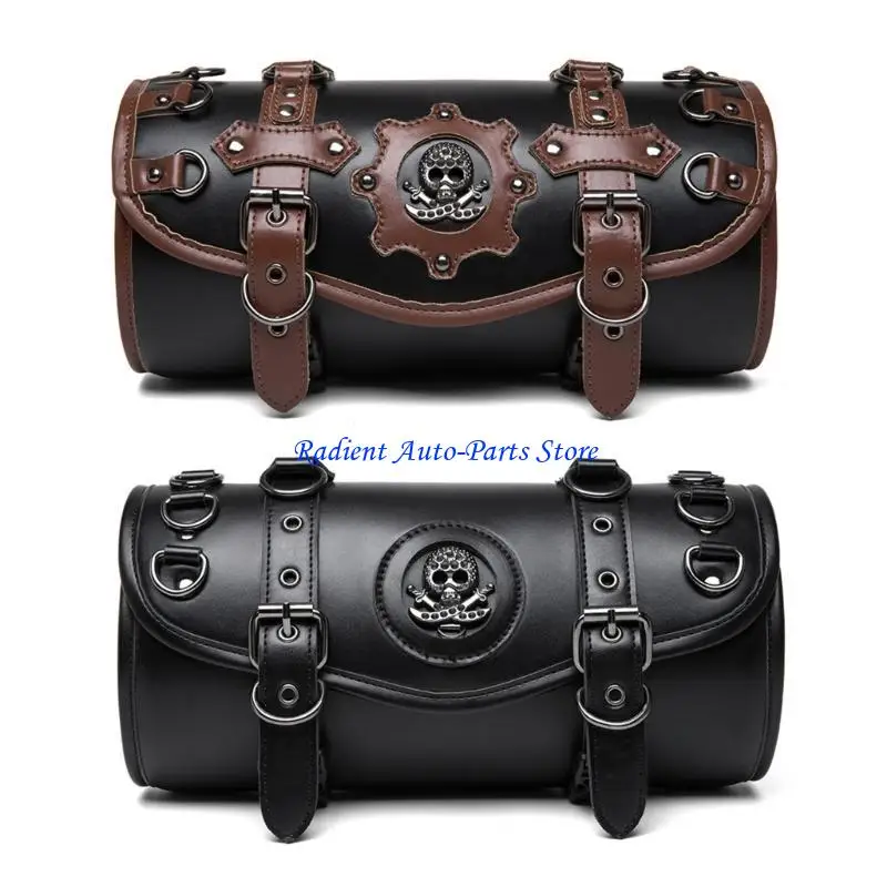 

T3EF Bikers Essential PU Saddlebag Motorcycle Bag Fork and Handlebar Storage Solution