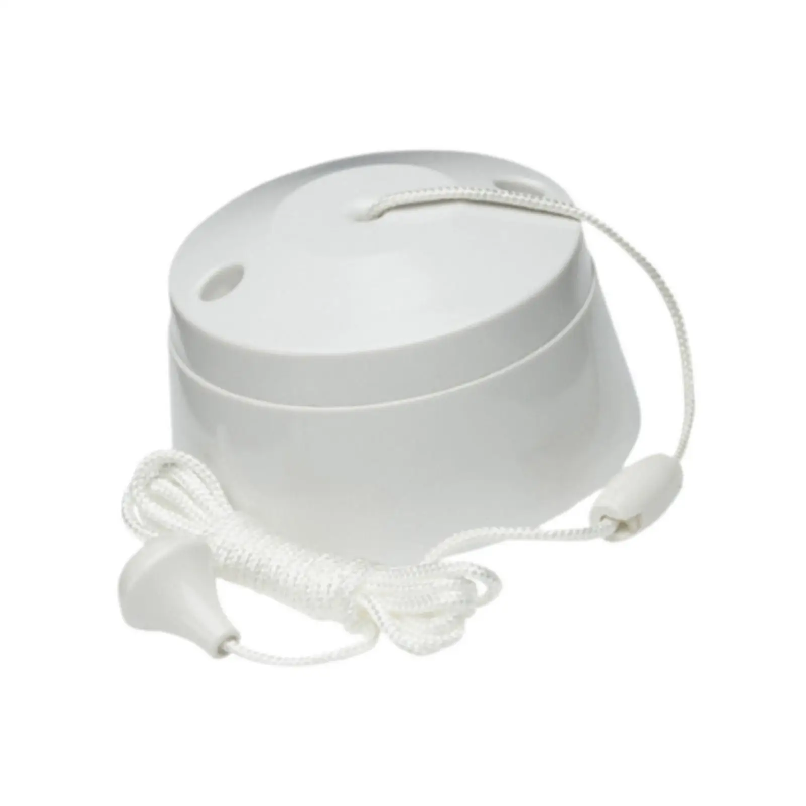 10A Pull Cord Light Switch UK Spec One Way Ceiling Switch Replacement for Bathroom Closet Wall Lamp Control