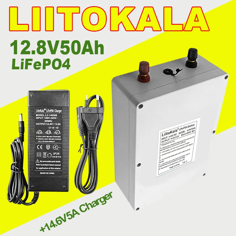 리토칼라 12V50Ah 딥 사이클 LiFePO4 충전식 배터리 팩 12.8V20Ah 30Ah 40Ah 수명주기 4000회 50A BMS 보호 기능 포함 리토칼라 12V50Ah 딥 사이클 LiFePO4 충전식 배터리 팩 12.8V20Ah 30Ah 40Ah 수명주기 4000회 50A BMS 보호 기능 포함