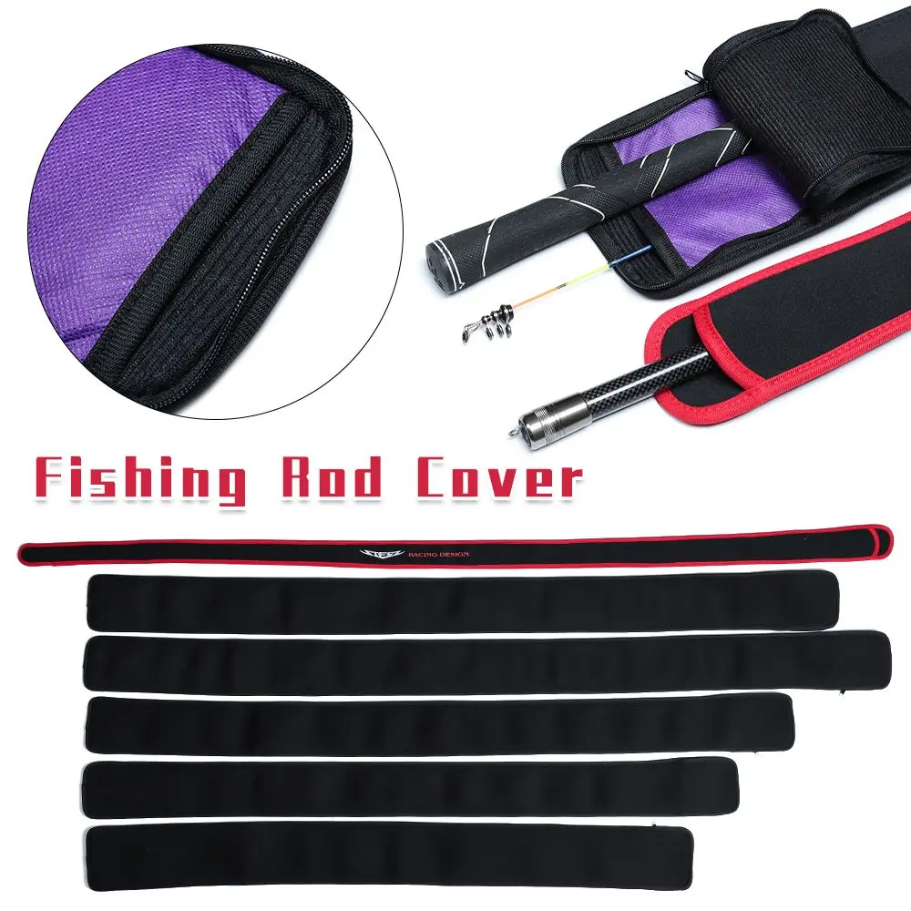 1PC 150cm/140cm/130cm/120cm  Fishing Rod Bag Wear Resistant Soft Thicken Storage case Protective Bags Rod Sleeve Fishing Tackle 