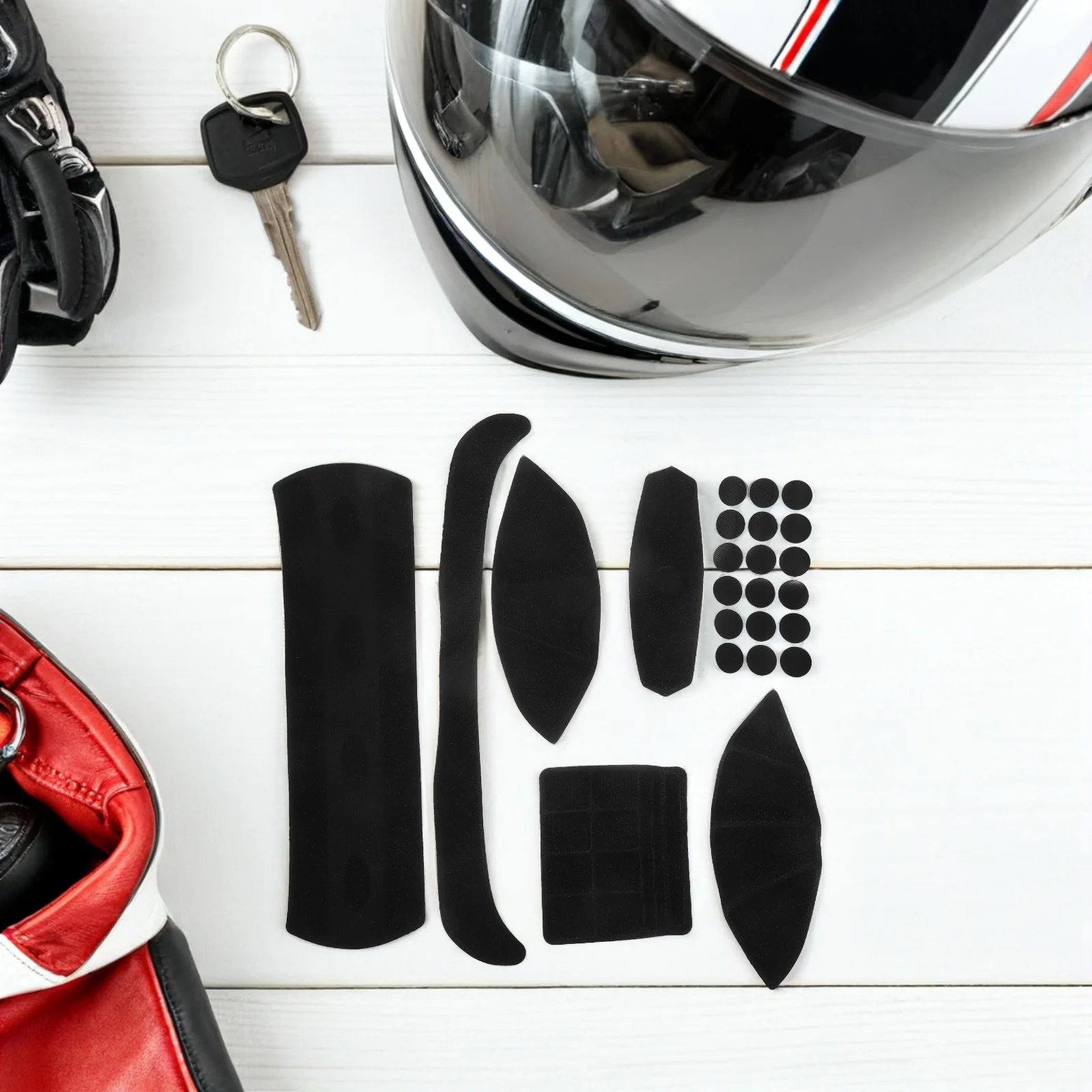 

Lightweight Lining Breathable Sponge Insert Detachable Comfort Padding for Bike Cycling Football Helmets Padding Inserts