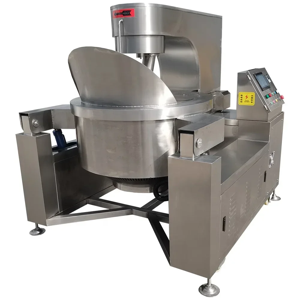 Hot Sale Stainless Steel Automatic Gas/Electric Caramel Popcorn Making Machine with Big Capacity