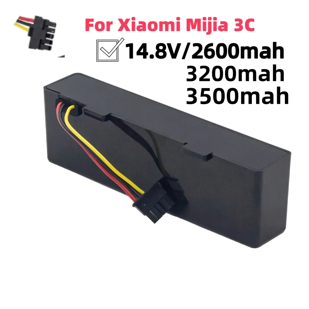 

.18650 Vacuum Cleaner For Xiaomi 2S Mijia STYTJ02YM Rechargeable Battery Sweeping Mopping Robot And For Haier JX37 14.8V 2.6ah