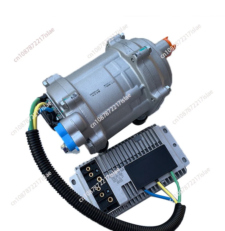 ที่จอดรถไฟฟ้าพลังงานใหม่ยานพาหนะเครื่องปรับอากาศคอมเพรสเซอร์การแปลงความถี่เลื่อนเครื่องทําความเย็นดัดแปลง 12v24V