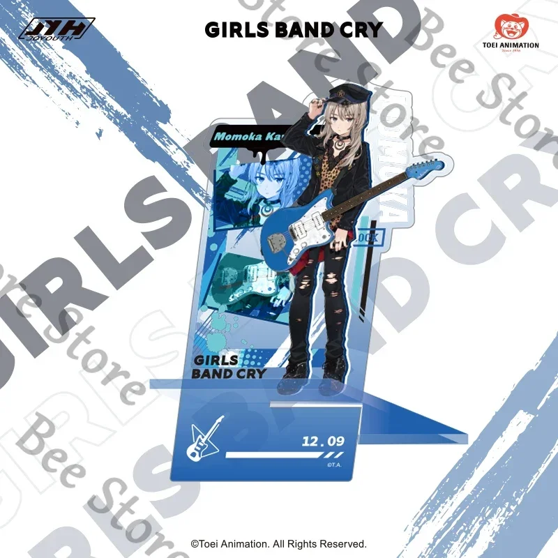 Anime GIRLS BAND CRY SUBARU AWA EBIZUKA TOMO	rupa	KAWARAGI MOMOKA Cosplay Cartoon Acrylic Standee Signboard Desktop Ornament view 4