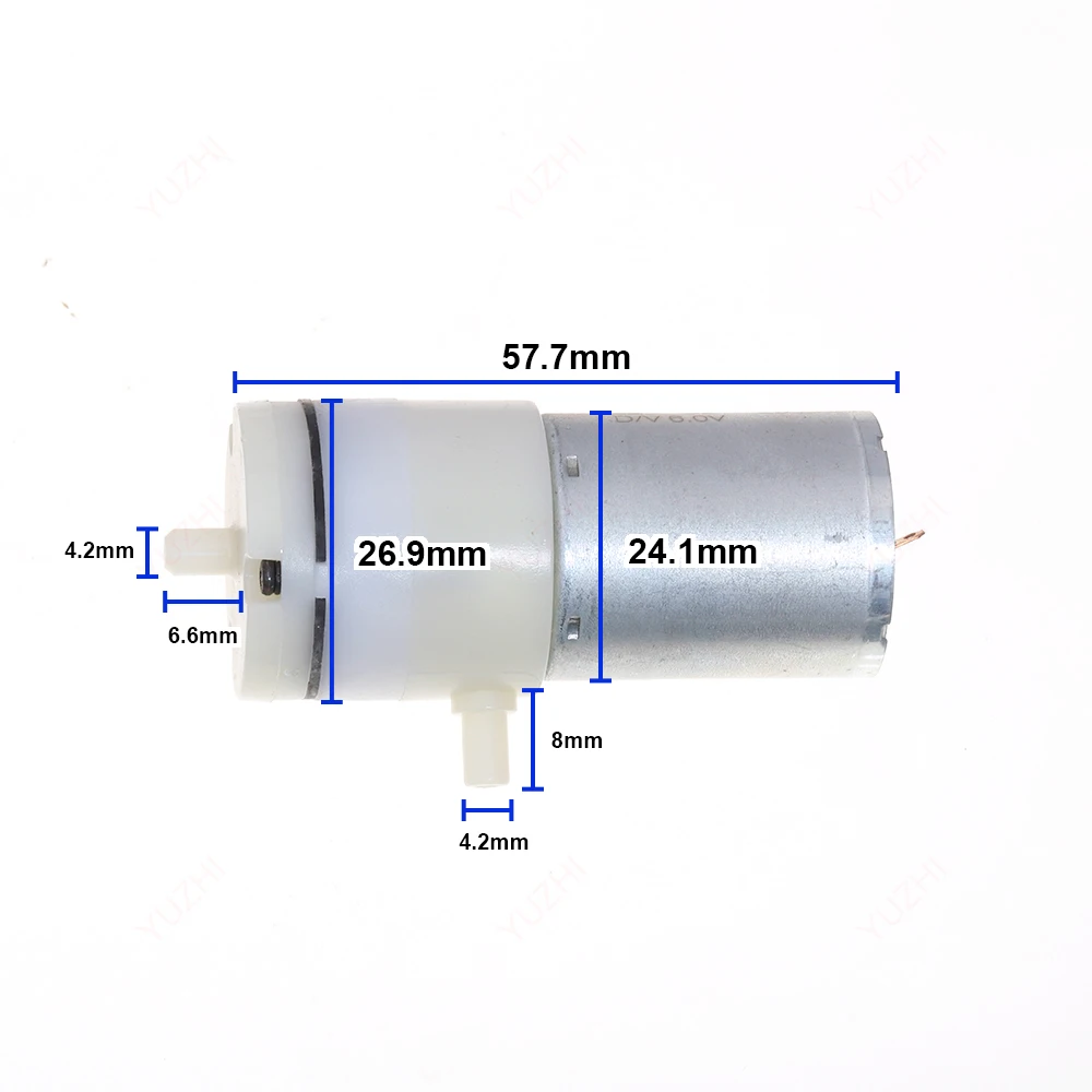 Micro 370 Air Vacuum Pump DC 5V 6V Negative Pressure Pump High Flow  Air Suction Pump