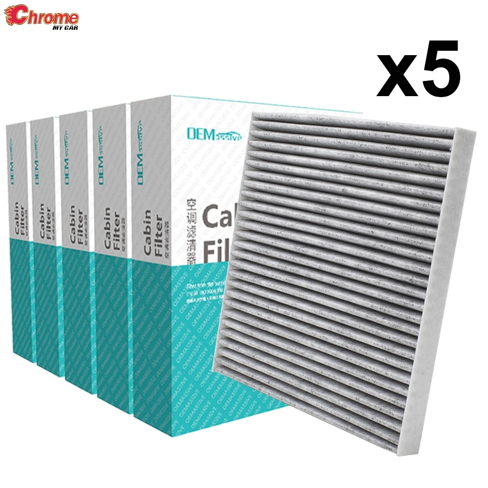 

5x Car Pollen Cabin Air Filter For Pontiac Vibe Toyota Tacoma 2003 2004 2005 2006 2007 2008 87139-YZZ09 88970273 88508-01010