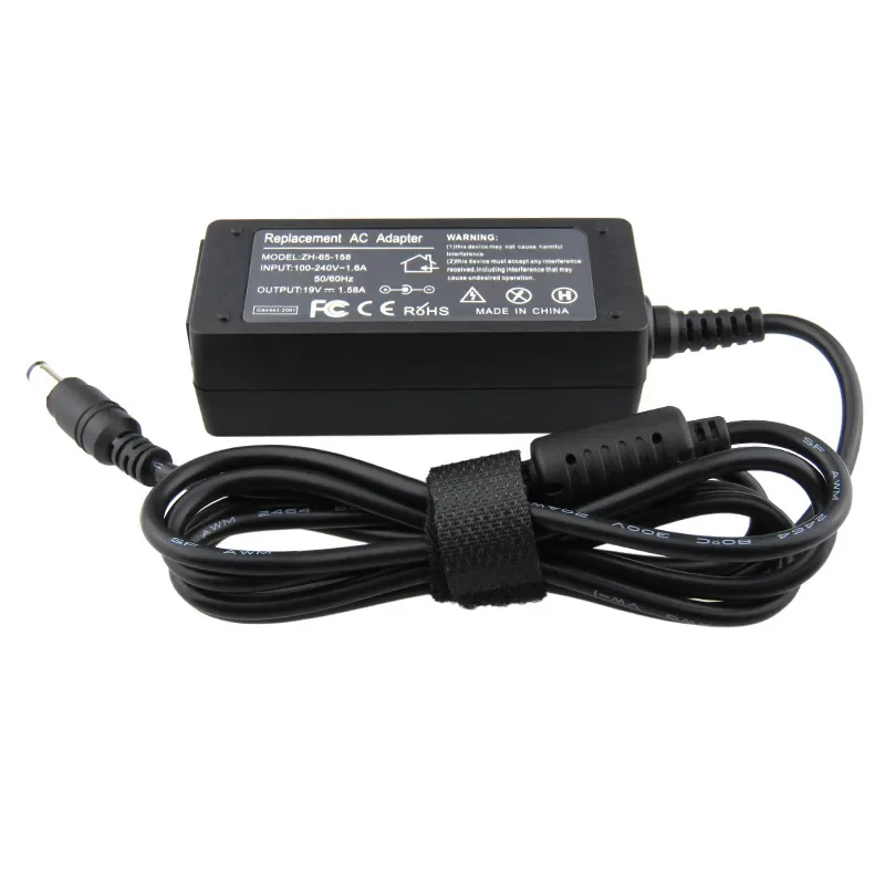 19v 1.58a 5.5x2.5mm 30w portátil ac adaptador de alimentação carregador para toshiba mini notebook nb200 nb250 nb300 nb305 nb500 nb520 nb550d