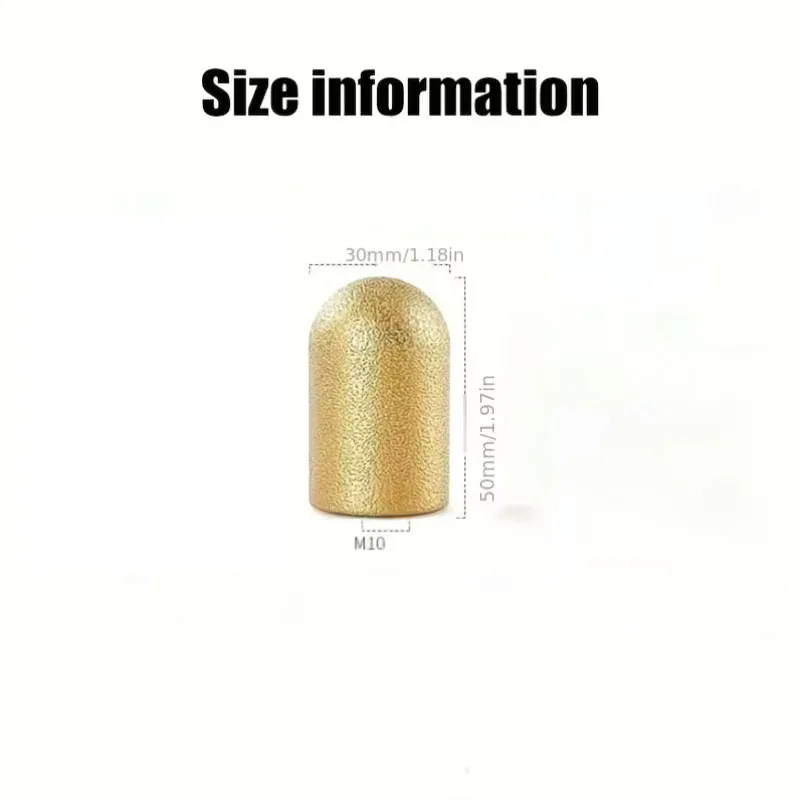 1 قطعة 30 مللي متر صنع من النحاس إصبع بت طحن عجلة قاطعة المطحنة التشذيب رأس مطحنة ل 100 نوع زاوية طاحونة #2