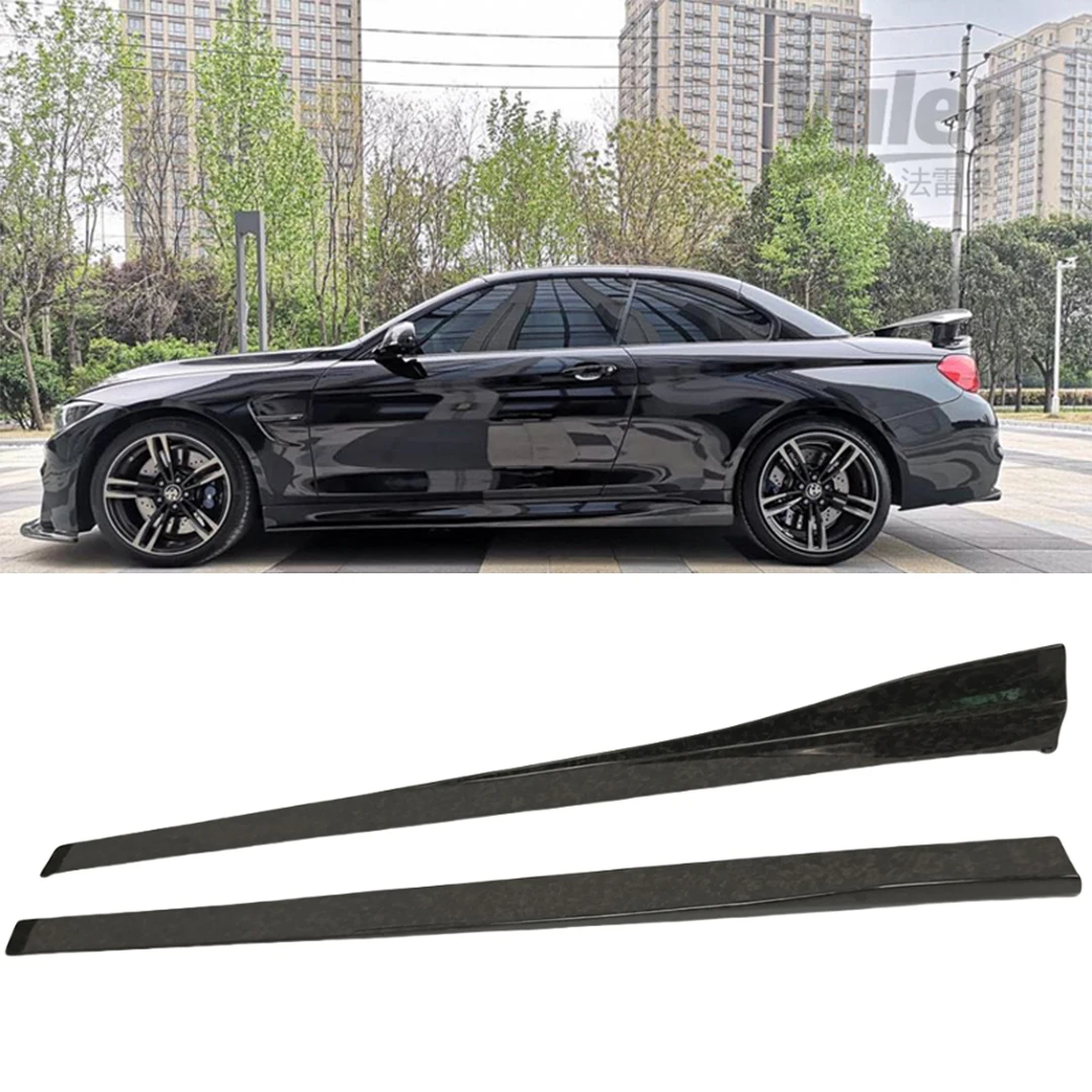 

R Style F80 M3 forge Carbon Fiber Side Skirt F82 M4 Side Skirt for M3 M4