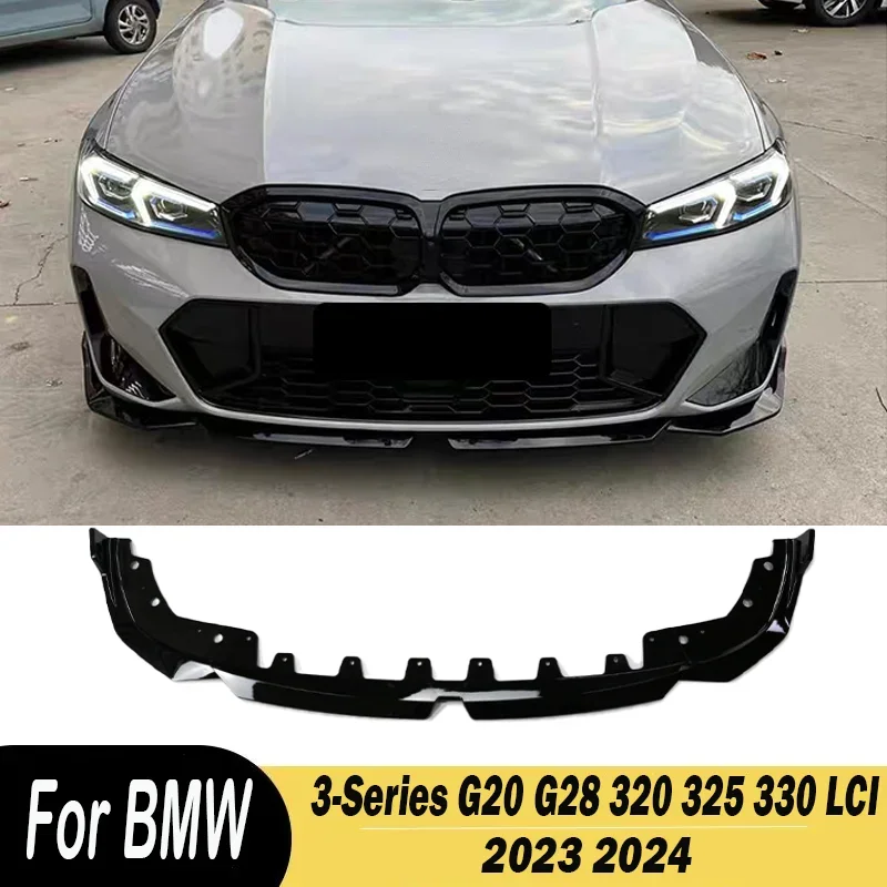 

Сплиттер переднего бампера для BMW 3-Series G20 G28 320 325 330 LCI 2023 2024
