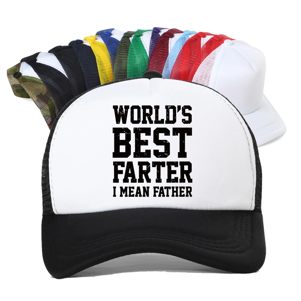 Funny Worlds Greatest Farter I Mean Father Graphic Baseball Cap Unisex Streetwear Best Dad Ever Father Day Gift Papa Hat