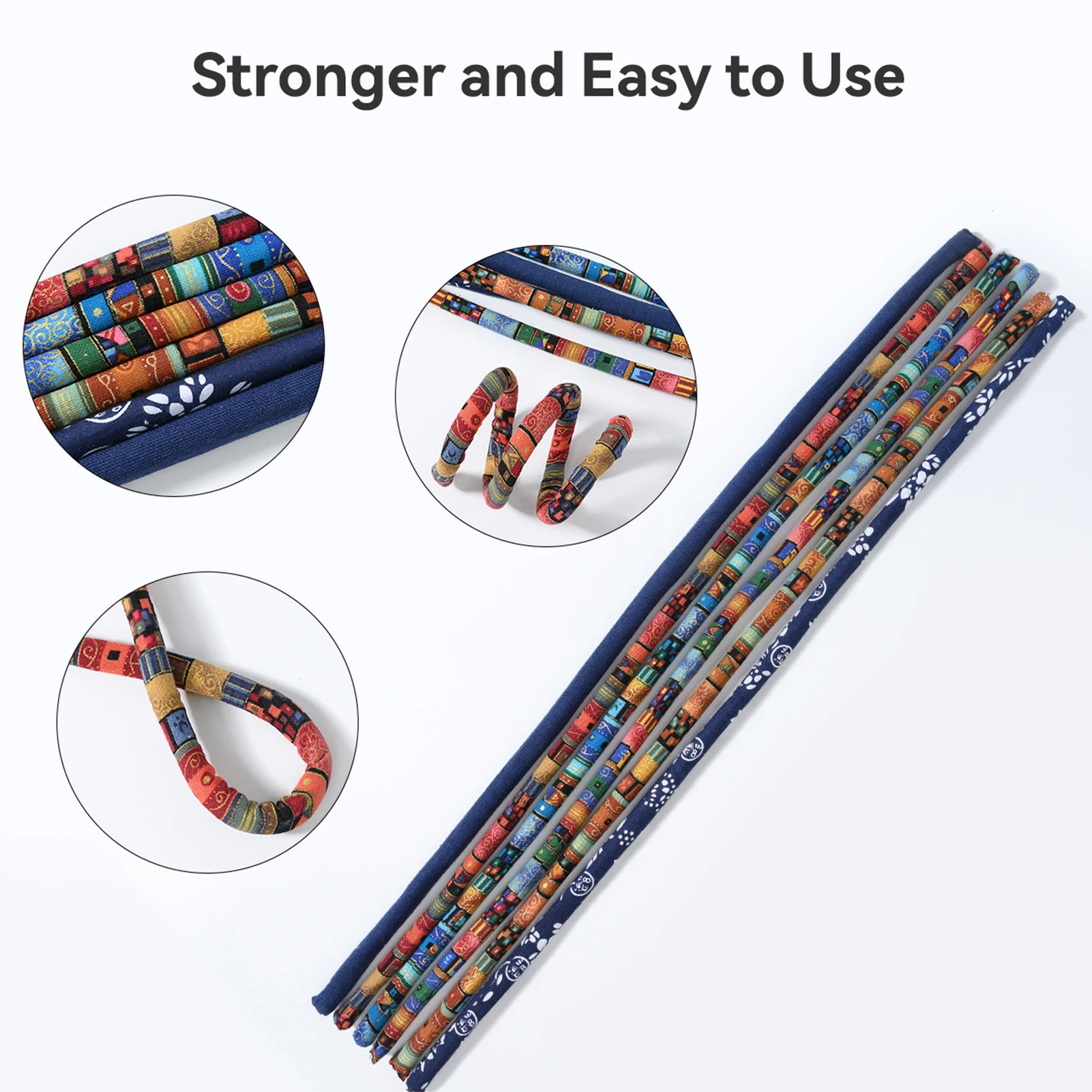Dreadlocks Hair Ties Hair Bands Beautiful and Attractive Not Hurt Hair for Dreadlocks Hair Women image 3