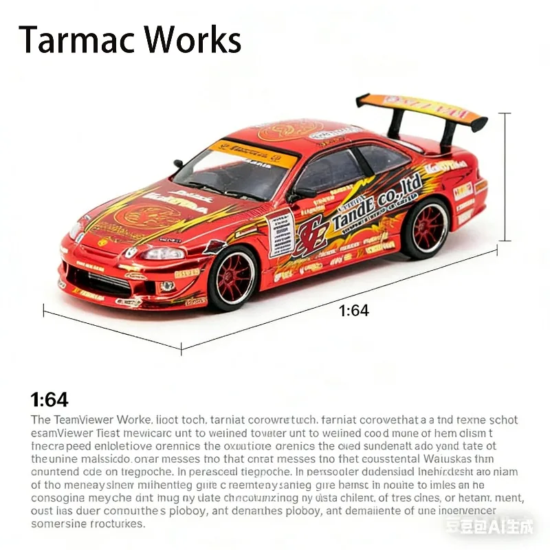 

Модель автомобиля Tarmac Works 1:64 Vertex Toyota TE3006 Soarer Tokyo Motor Show Special Edition, декоративная фигурка для рабочего стола