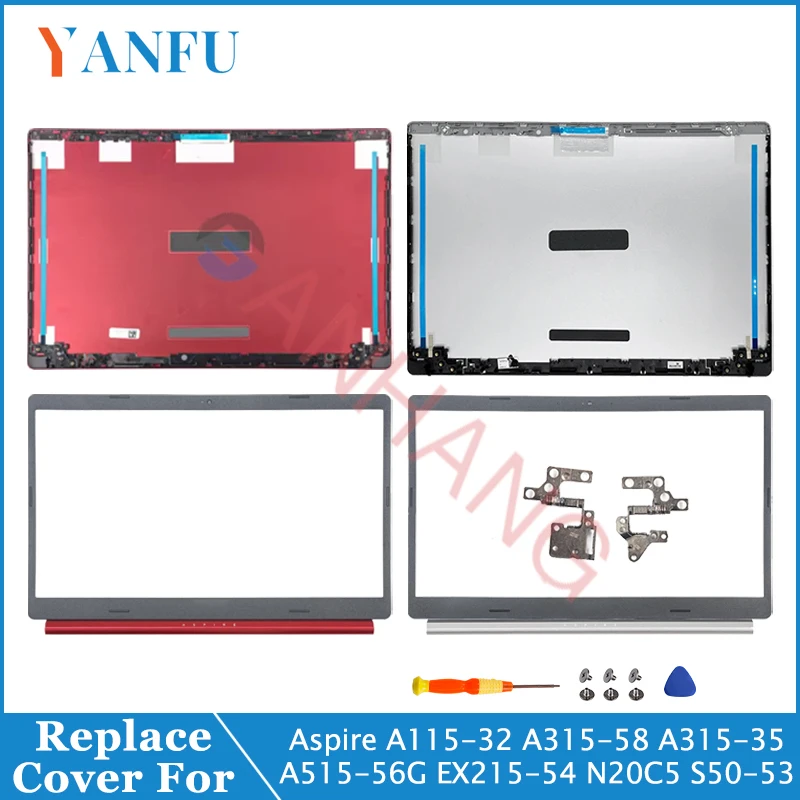 

Laptop Cover For Aspire 5 A515-54 A515-44 A515-53 55 A515-55G S50-51 LCD Screen Back Cover Front Bezel Hinges Top Case Meal