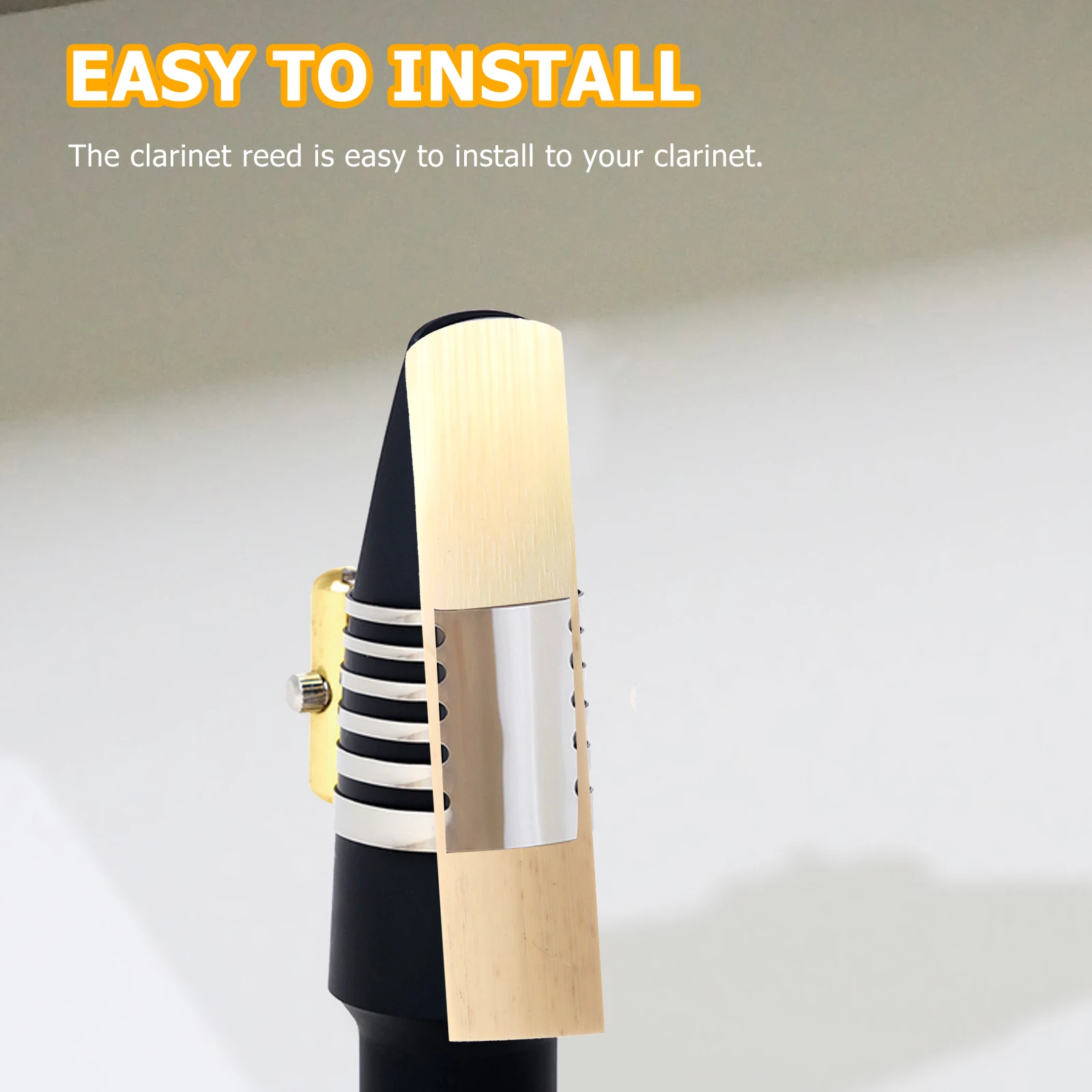 

10 Pcs Alto Sax Replacement Ten Reeds Saxaphone Musical Instrument for Clarinet