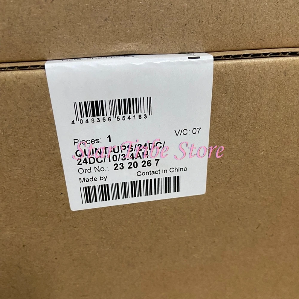 

2320267 QUINT-UPS/24DC/24DC/10/3.4AH QUINT DC-UPS 24VDC/10A Uninterruptible Power Supply Fast Ship