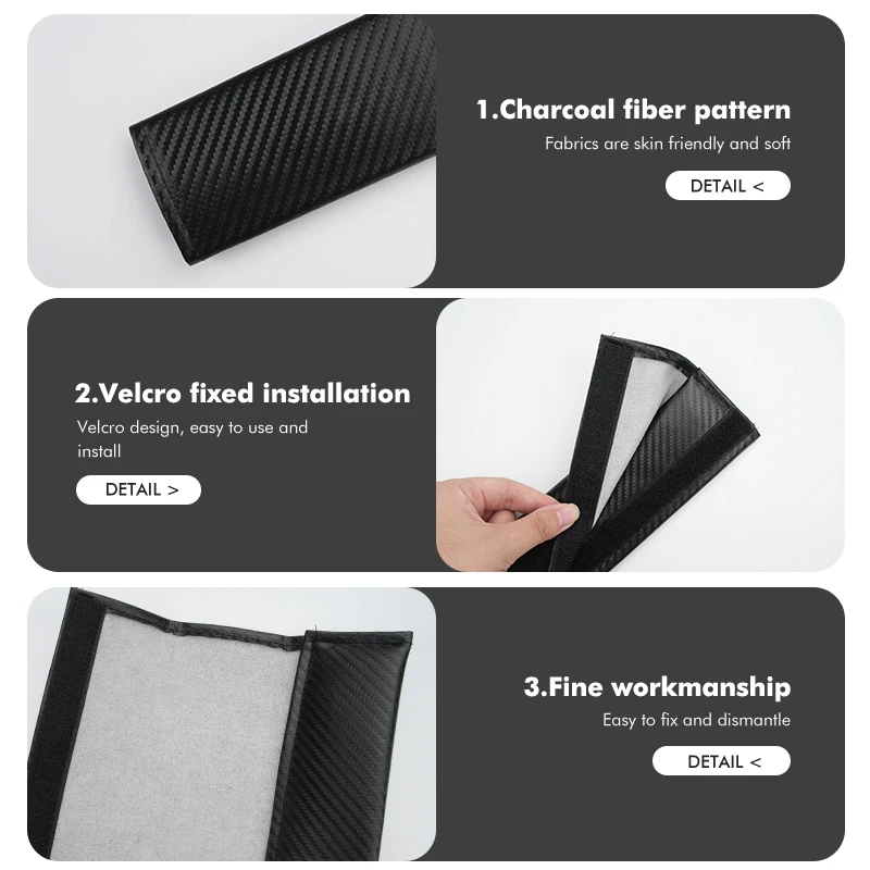 Car Seat Belt Cushion Safety Belt Shoulder Protector Pads Auto Accessories For Skoda Kodiaq Octavia 2 3 Rapid Karoq Fabia Kamiq