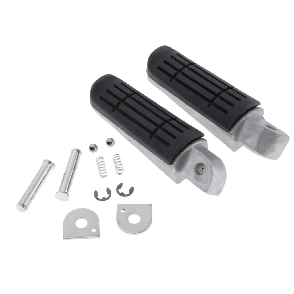 

1 Pair Footpegs Rest Pegs Mini Pedals Fit for 1300 YZFR1 Motorcycles (Black)
