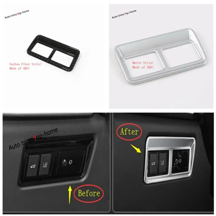 

Yimaautotrims Front Head Lights Switches Button Cover Trim Fit For Land Rover L462 Discovery 5 2017 - 2022 Interior Mouldings