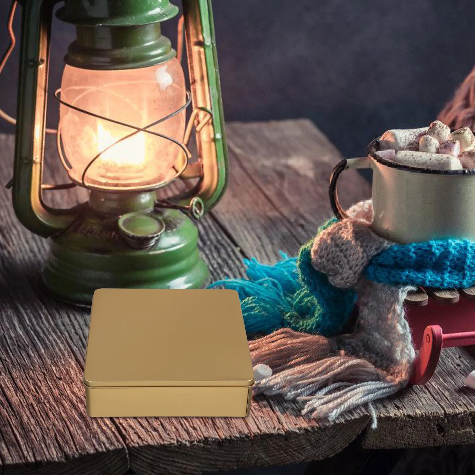 

Empty Square Candy Tin Decorative Tinplate Reusable Storage Box For Party Favors Festival Gifts Packagingbiscuit Tin Box Small