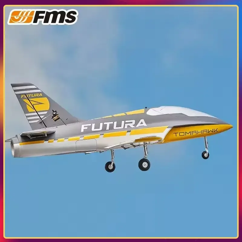 طائرة Fms Rc 64 مللي متر فوتورا توماهوك مع اللوحات مدرب رياضي مروحة أنبوبية Edf Jet 3 ألوان نموذج طائرة هواية طائرة Avion Pnp