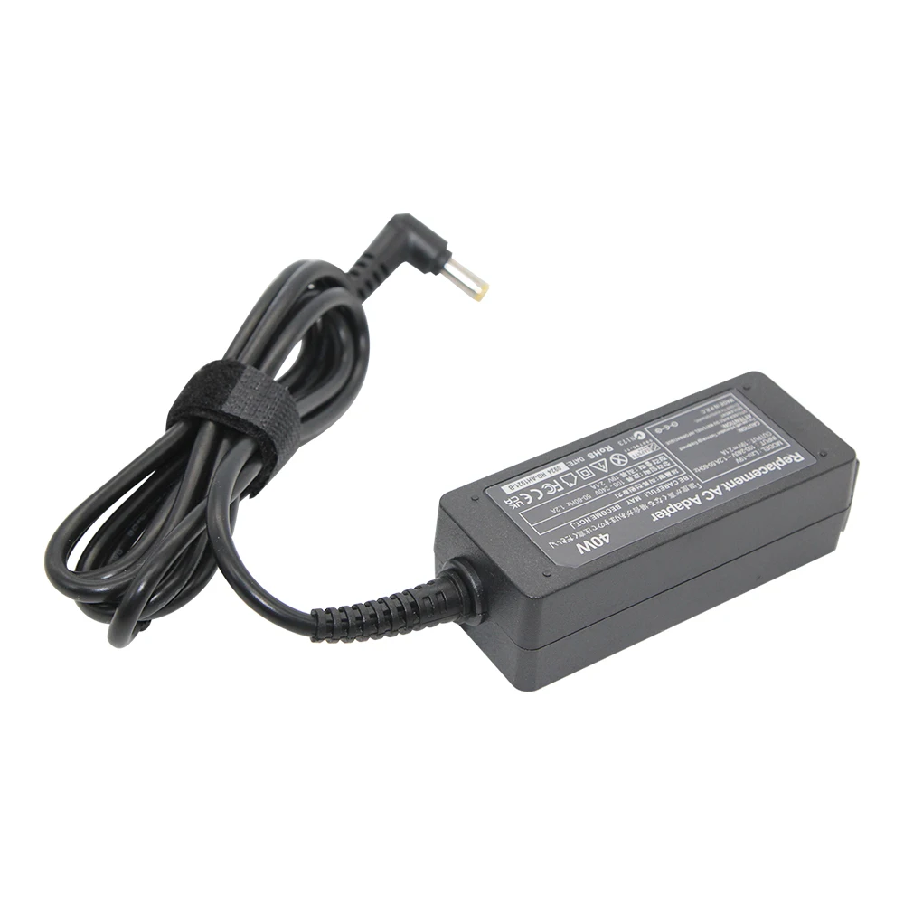 LZUMWS 19V 2.1A 40W 5.5*1.7MM AC Adapter Laptop Charger For Acer Aspire D255 D257 D270 722 725 756 Power Supply For Notebook