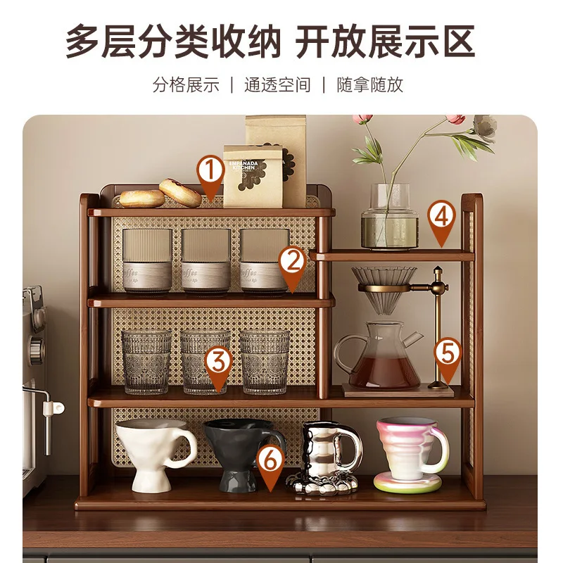 Armoire à thé multicouche, support de rangement, simple, tasse d'eau