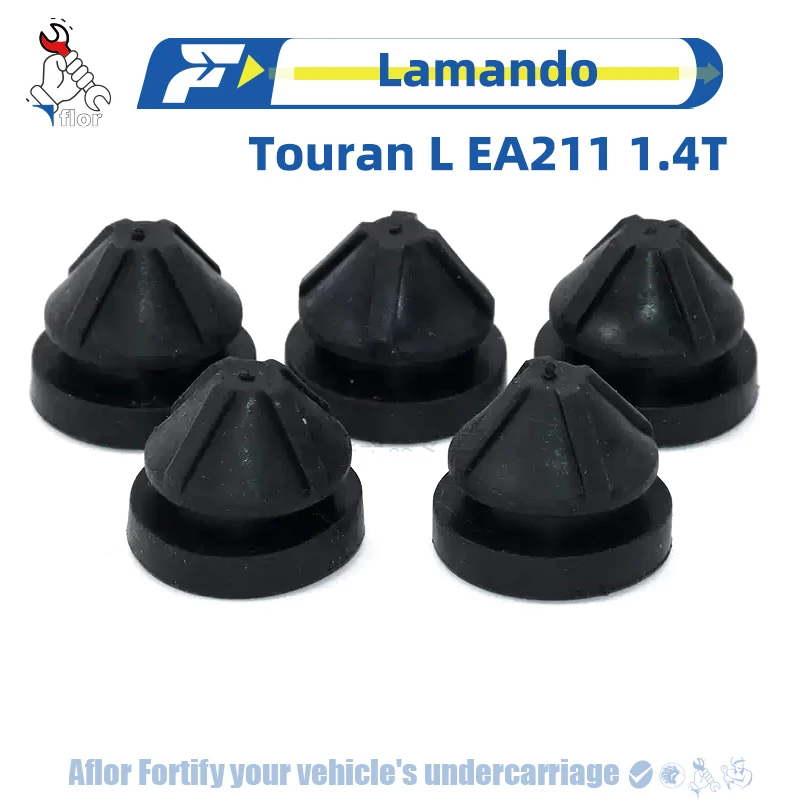 

For Lamando Touran L EA211 1.4T Engine Cover Gasket Upper Cover Plate Rubber Pad Rubber Pier Rubber Buffer