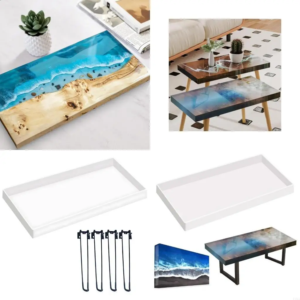 

Многоразовый набор форм для силиконовой эпоксидной смолы с 4 ножками