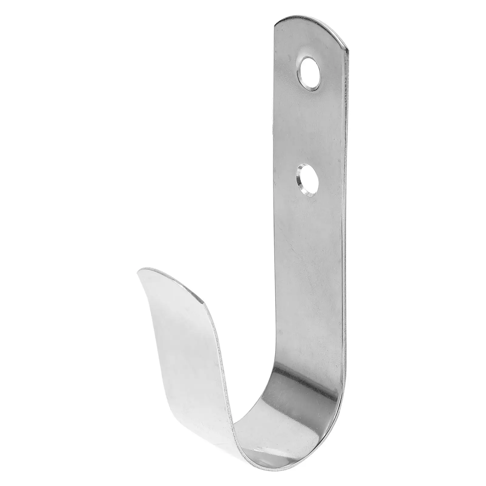 

Stainless Steel Boat Hook 107x25mm Silver Flagpole Hooks Fishing Accessories Hose Storage Multi Function Sturdy Hook Boat
