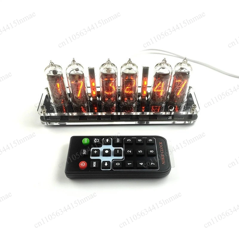 NIXIE Vintage Tube Clock IN14 with Dial Power Touch Buttons