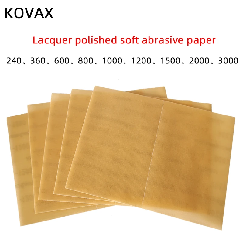Japan KOVAX Square Soft Abrasive Sandpaper 2000/3000 Grit Fine Polishing Car Scratch Repair Beauty Finish Sbrasive