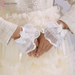 1/2Pcs New Manicure Photo Lace Decorative Cuff Double-Layer Mesh Horn Sleeve Nail Showing Posing Sleeve DIY Background Prop