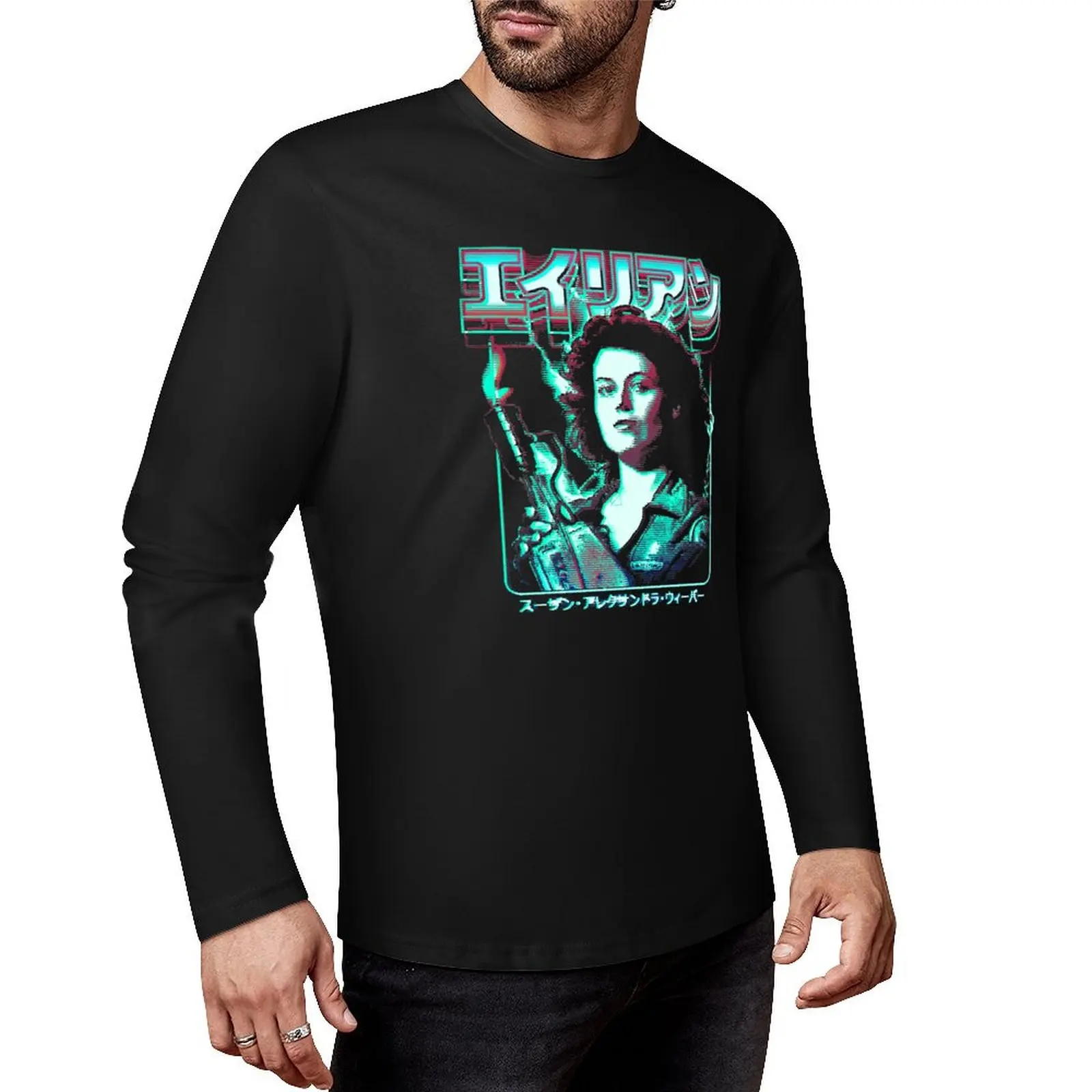 

Alien: Ellen Ripley Long T-Shirt Aesthetic clothing custom t shirts man clothes plain t shirts men