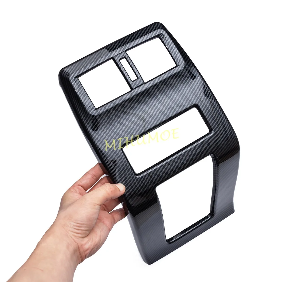 

Углеродное волокно, внутренний подлокотник заднего сиденья, вентиляционное отверстие, накладки для Mitsubishi Outlander 2022 2023 2024 2025