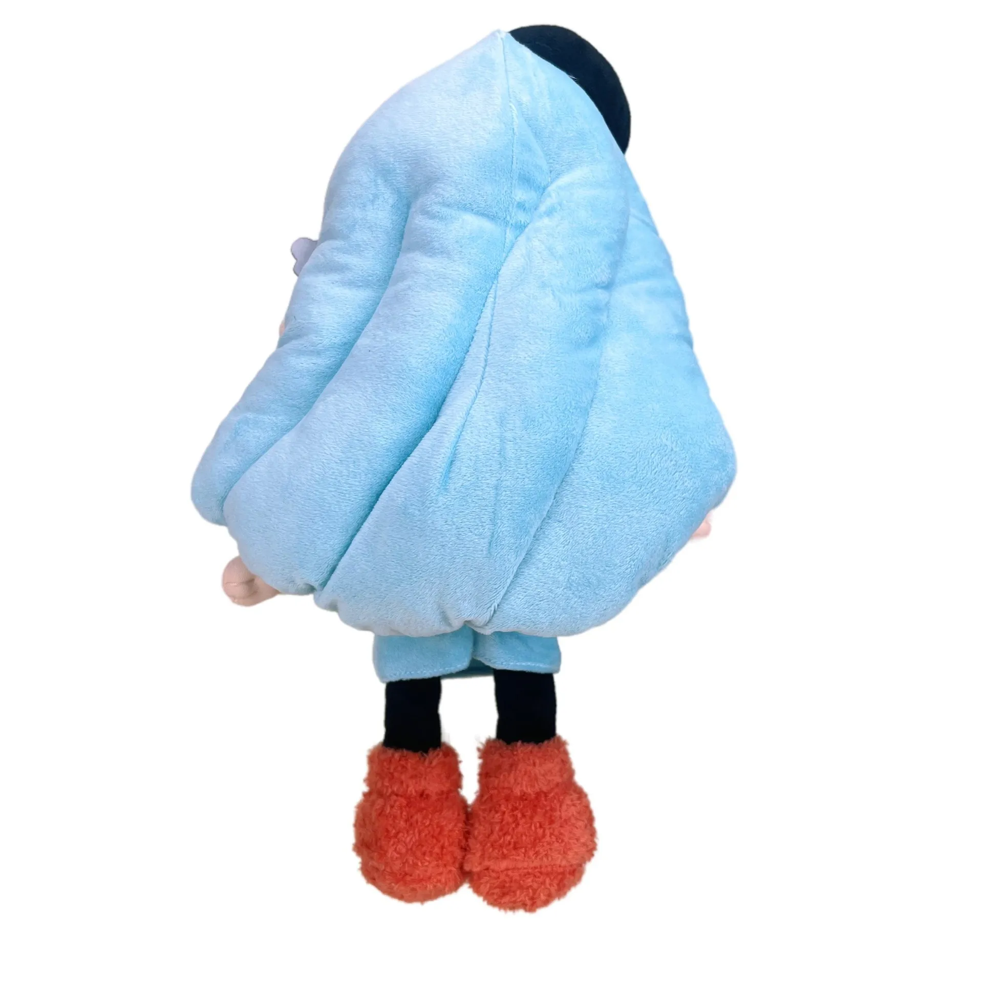 Hilda Twig Adventure King Hilda 플러시 장난감 파란 머리 소녀는 마을 인형에 갑니다. 친구를위한 어린이 생일 선물