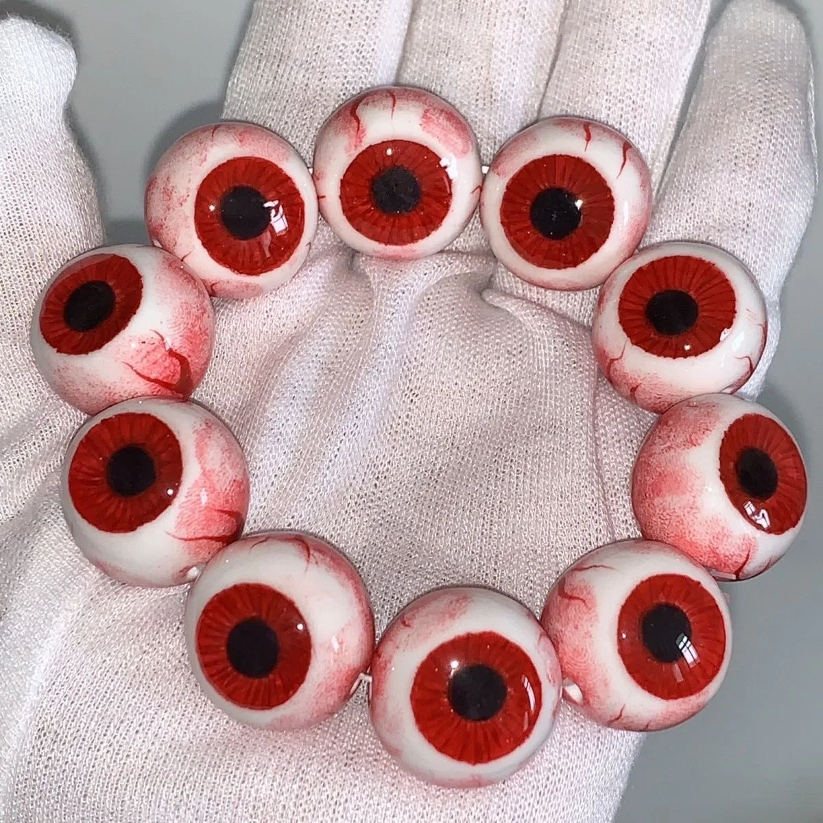 

Браслет Blood Evil Eye, браслет-подвеска, браслет-цепочка для женщин и мужчин, ювелирные изделия, подарок в стиле панк, ювелирные изделия