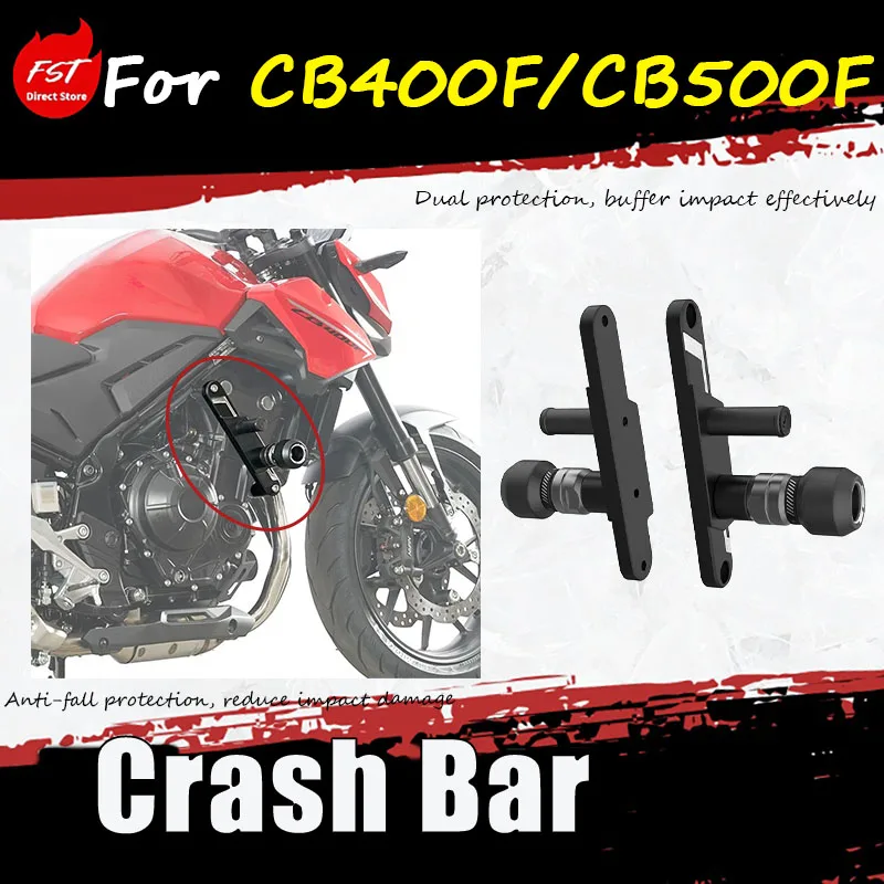For CB400F/CB500F special modification accessories guard bar anti-drop bar bumper racing bar anti-drop ball