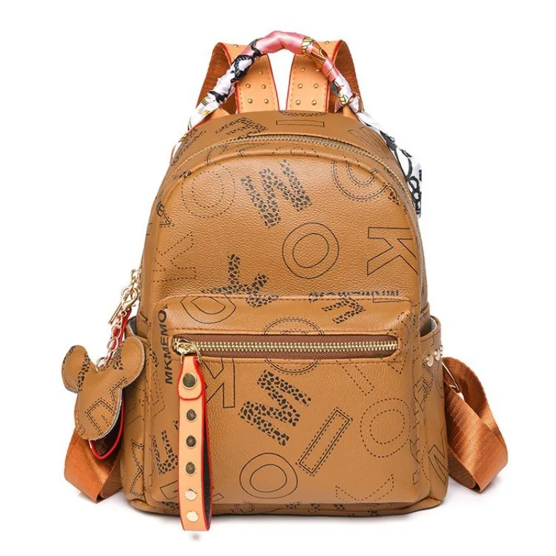

Disney 2024 New Women's Backpack The Fashion High Quality Printed Mini Bags Advanced Versatile Multifunctional Storage Backpacks