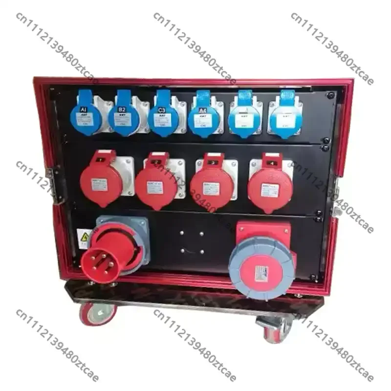 63A 5 Core Full Plug 30 Way 60KW Stage Power Box With Return Leakage Protection For Stage Lighting LED Large Screen