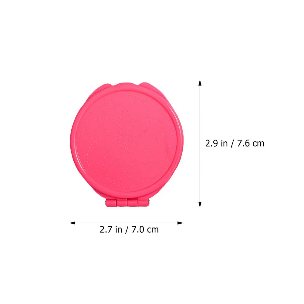 5 قطعة مرايا ماكياج صغيرة قابلة للطي المدمجة المزدوجة الوجهين مرايا الجيب أداة السفر مرآة صغيرة محمولة لاستخدام المحفظة #5